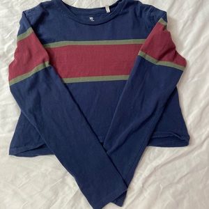 Passing me to we cropped long sleeve